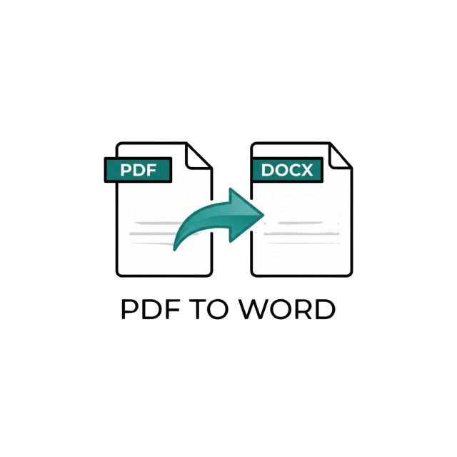 PDF to Word tool icon